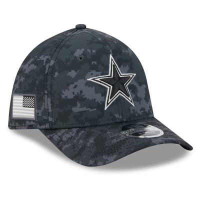 Бейсболка Dallas Cowboys New Era 2026 Salute To Service 39THIRTY M-Crown Stretch - Black