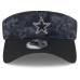Dallas Cowboys New Era 2026 Salute To Service Adjustable Visor - Black