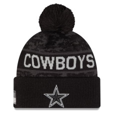 Шапка с помпоном Dallas Cowboys New Era 2026 Salute To Service Cuffed - Black Шапка с помпоном Dallas Cowboys New Era 2026 Salute To Service Cuffed - Black
