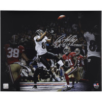 Фото с автографом Anquan Boldin Baltimore Ravens Fanatics Authentic 16 x 20 Super Bowl XLVII Touchdown Catch Spotlight with 'SB XLVII Champs' Inscription