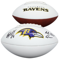 Anquan Boldin Baltimore Ravens Autographed Fanatics Authentic Franklin White Panel Football with 'SB XLVII Champs' Inscription Anquan Boldin Baltimore Ravens Autographed Fanatics Authentic Franklin White Panel Football with 'SB XLVII Champs' Inscription