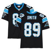 Джерси с автографом Steve Smith Carolina Panthers Fanatics Authentic Black Mitchell & Ness 2003 Legacy