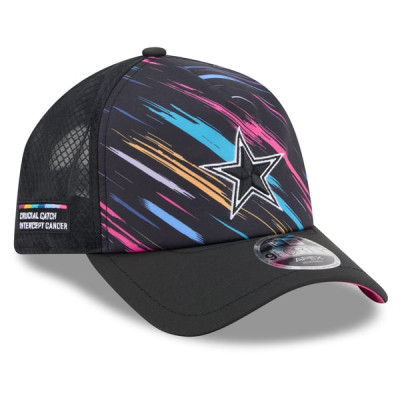 Бейсболка Dallas Cowboys New Era 2026 NFL Crucial Catch 9FORTY Apex - Black