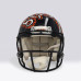Brian Urlacher Chicago Bears Autographed Fanatics Authentic Riddell Speed Authentic Helmet with 'HOF 18 Inscription - Art by Distortedd - Limited Edition #1/1 - WN55916779