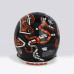 Brian Urlacher Chicago Bears Autographed Fanatics Authentic Riddell Speed Authentic Helmet with 'HOF 18 Inscription - Art by Distortedd - Limited Edition #1/1 - WN55916779