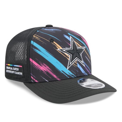 Детская бейсболка Dallas Cowboys New Era 2026 NFL Crucial Catch 9SEVENTY Adjustable - Black