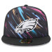 Бейсболка Philadelphia Eagles New Era 2026 NFL Crucial Catch 59FIFTY - Black