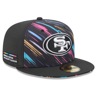 Бейсболка San Francisco 49ers New Era 2026 NFL Crucial Catch 59FIFTY - Black