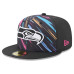 Бейсболка Seattle Seahawks New Era 2026 NFL Crucial Catch 59FIFTY - Black