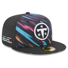 Бейсболка Tennessee Titans New Era 2026 NFL Crucial Catch 59FIFTY - Black