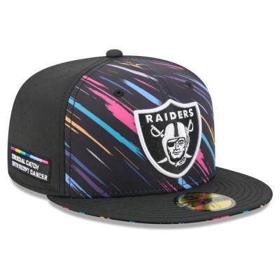 Бейсболка Las Vegas Raiders New Era 2026 NFL Crucial Catch 59FIFTY - Black