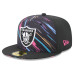 Бейсболка Las Vegas Raiders New Era 2026 NFL Crucial Catch 59FIFTY - Black