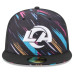 Бейсболка Los Angeles Rams New Era 2026 NFL Crucial Catch 59FIFTY - Black