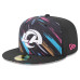 Бейсболка Los Angeles Rams New Era 2026 NFL Crucial Catch 59FIFTY - Black