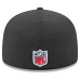 Бейсболка Los Angeles Rams New Era 2026 NFL Crucial Catch 59FIFTY - Black