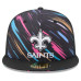 Бейсболка New Orleans Saints New Era 2026 NFL Crucial Catch 59FIFTY - Black