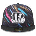 Бейсболка Cincinnati Bengals New Era Black 2026 NFL Crucial Catch 59FIFTY