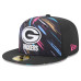 Бейсболка Green Bay Packers New Era 2026 NFL Crucial Catch 59FIFTY - Black