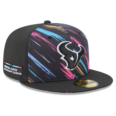 Бейсболка Houston Texans New Era 2026 NFL Crucial Catch 59FIFTY - Black