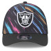 Бейсболка Las Vegas Raiders New Era 2026 NFL Crucial Catch 39THIRTY M-Crown Stretch - Black