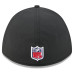 Бейсболка Las Vegas Raiders New Era 2026 NFL Crucial Catch 39THIRTY M-Crown Stretch - Black