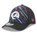 Бейсболка Los Angeles Rams New Era 2026 NFL Crucial Catch 39THIRTY M-Crown Stretch - Black