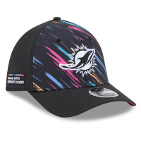 Бейсболка Miami Dolphins New Era 2026 NFL Crucial Catch 39THIRTY M-Crown Stretch - Black