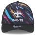 Бейсболка New Orleans Saints New Era 2026 NFL Crucial Catch 39THIRTY M-Crown Stretch - Black