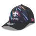 Бейсболка New Orleans Saints New Era 2026 NFL Crucial Catch 39THIRTY M-Crown Stretch - Black