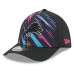 Бейсболка Detroit Lions New Era 2026 NFL Crucial Catch 39THIRTY M-Crown Stretch - Black