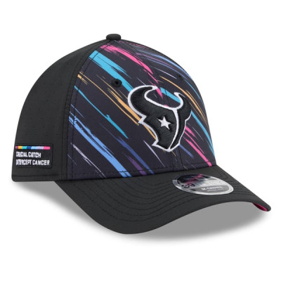 Бейсболка Houston Texans New Era 2026 NFL Crucial Catch 39THIRTY M-Crown Stretch - Black