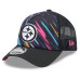 Бейсболка Pittsburgh Steelers New Era 2026 NFL Crucial Catch 9FORTY Apex - Black