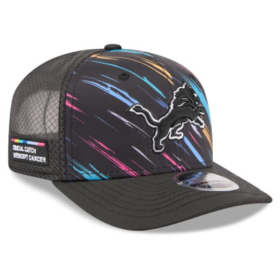 Бейсболка Detroit Lions New Era 2026 NFL Crucial Catch 9SEVENTY Adjustable - Black
