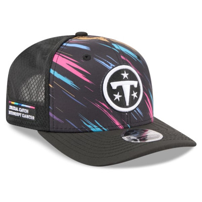 Бейсболка Tennessee Titans New Era 2026 NFL Crucial Catch 9SEVENTY Adjustable - Black