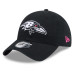 Бейсболка Baltimore Ravens New Era 2026 NFL Crucial Catch Casual Classic - Black