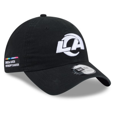 Бейсболка Los Angeles Rams New Era 2026 NFL Crucial Catch Casual Classic - Black