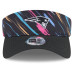 New England Patriots New Era 2026 NFL Crucial Catch Adjustable Visor - Black