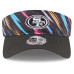 San Francisco 49ers New Era 2026 NFL Crucial Catch Adjustable Visor - Black