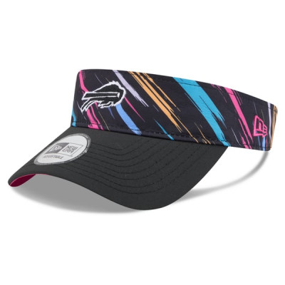 Buffalo Bills New Era 2026 NFL Crucial Catch Adjustable Visor - Black