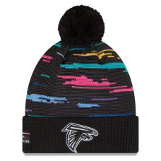 Шапка с помпоном Atlanta Falcons New Era 2026 NFL Crucial Catch Cuffed - Black Шапка с помпоном Atlanta Falcons New Era 2026 NFL Crucial Catch Cuffed - Black