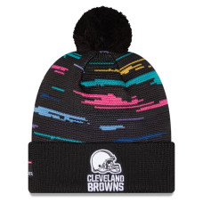 Шапка с помпоном Cleveland Browns New Era 2026 NFL Crucial Catch Cuffed - Black Шапка с помпоном Cleveland Browns New Era 2026 NFL Crucial Catch Cuffed - Black