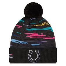 Шапка с помпоном Indianapolis Colts New Era 2026 NFL Crucial Catch Cuffed - Black Шапка с помпоном Indianapolis Colts New Era 2026 NFL Crucial Catch Cuffed - Black