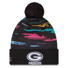Шапка с помпоном Green Bay Packers New Era 2026 NFL Crucial Catch Cuffed - Black Шапка с помпоном Green Bay Packers New Era 2026 NFL Crucial Catch Cuffed - Black