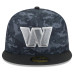 Бейсболка Washington Commanders New Era 2026 Salute To Service 59FIFTY - Black