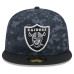 Бейсболка Las Vegas Raiders New Era 2026 Salute To Service 59FIFTY - Black