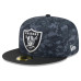 Бейсболка Las Vegas Raiders New Era 2026 Salute To Service 59FIFTY - Black