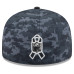 Бейсболка Las Vegas Raiders New Era 2026 Salute To Service 59FIFTY - Black
