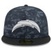 Бейсболка Los Angeles Chargers New Era 2026 Salute To Service 59FIFTY - Black