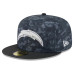 Бейсболка Los Angeles Chargers New Era 2026 Salute To Service 59FIFTY - Black