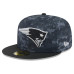 Бейсболка New England Patriots New Era 2026 Salute To Service 59FIFTY - Black